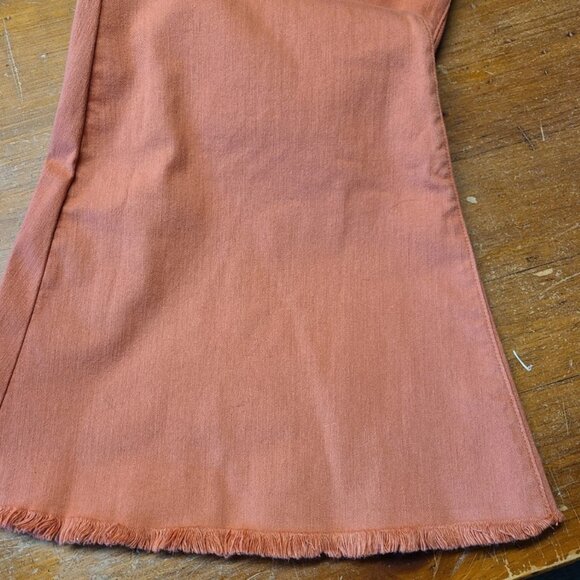 Sneak Peek Women's High Rise Distressed Flare Jeans Size 30 Brandy Brown - Picture 4 of 7